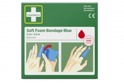 Bandaż piankowy niebieski Cederroth Soft Foam Bandage 6 cm x 4,5 m REF 51011010